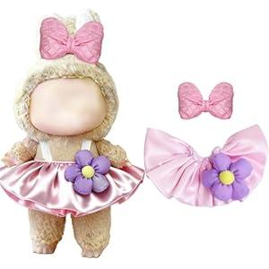 Doll Clothes for 17cm (NO Doll) – Cute Christmas Dolls Outfit Accessories for a Unique Dressed-Up Look – Fashion Kawaii Accessories Dress 4 F
