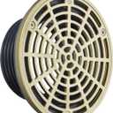 Soux Chief 832-4HNR Finish Line Adjustable Floor Drain Schlage 40 Hub Connection, 6 1/2"