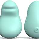 Multifunctional Ultra Soft Squeeze Personal Electric Massager with Vibrating Physic Therapy Massage Ball, Finger Massager for Hand Exercisers Fidget & Relaxtion(Green)