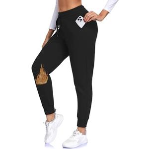 Aoliks Women's Fleece Lined Sweatpants Thermal Joggers with Pockets Winter Lounge Yoga Workout Running Pants Small