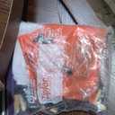 4763 Extendable Round Dining Table for 48 with Dust-Proof 2-Tier Storage Shelf Space Saving Expandable Wood Oval Circle Dinner Furniture with Pedestal Base (Black) (Brown)