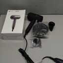 slopehill Professional Ionic Hair Dryer, Powerful 1800W Fast Drying Low Noise Blow Dryer with 2 Concentrator Nozzle 1 Diffuser Attachments for Home Salon Travel (Black)