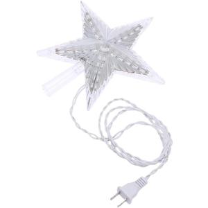 Uonlytech Christmas Tree Star Topper Light LED Tree Top Star Ornament Home Decoration with US Plug (Blue)