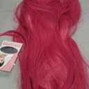 Long Hot Pink Wigs for Kids Girls Cartoon Movie Halloween Cosplay Costume Animie Wig