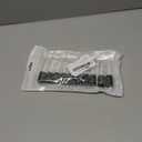 10pcs Empty Lip Gloss Tubes, 2.5ml Mini Refillable Cosmetic Containers Bottles Lip Balm Bottles for Lipstick Samples, Lip Balms(Black tube cap)