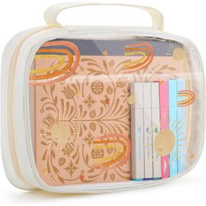 Mr. Pen- Bible Cover Case, Carrying Book Case with Durable Handle, Bible Protective Church Bag for Men & Women, Christian Gifts, Clear