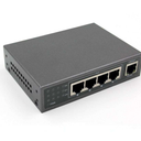  Mini Industrial POE Switch with 5 RJ45 Ports 4 POE & 100Mbps Capacity SNMP & QoS Function