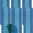6 Pack Deep Clean Pads Replacement for Bona Family of Mops, Washable & Reusable Microfiber Cleaning Pad for Hardwood and Multi-Surface Floors Cleaning Head, Wet/Dry Mop