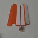 Self Adhesive Felt Bulletin Board Strips for Office and Home Wall Decor with Pushpins Material Bright Orange for Message Goal Setting and Stylish Organization