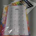 2 x 2026 Calendar, 2026 Wall Calendar, 18 Month Wall Calendar 2026-2027, January 2026 to June 2027 Calendar with Twin-Wire Binding, Hanging Hook and Julian Dates, 11" X 8.5" (Colorful)