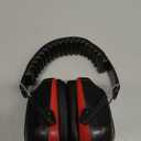 Noise-Cancelling Ear Muffs, 34dB SNR, Black Over-the-Head Hearing Protection with Soft Ear Cups and Adjustable Headband - Ideal for Industrial, Construction, and Music Environments, Noise Reduction H