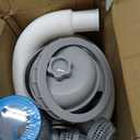 Filter Pump for Above Ground Pools, 330 GPH Filter for Inflatbale Pool, Flow Rate Pool Filter for Inflatable Swimming Pool Crystal Clear Filter Pump with 2 Filter Cartridges