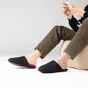 RockDove Mens Two Tone Memory Foam Scuff Slippers