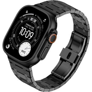 KADES Stainless Steel Band Compatible for Apple Watch Band Ultra 3/2/1 49mm Series 11/10 46mm/42mm Series 9/8/7 45mm/41mm Series SE/6/5/4 44mm/40mm Series 3/2/1 42mm/38mm