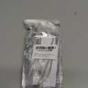 PEESIN Clear Extension Cord 3.2 Foot, UL-Certified Short Extension Cords Indoor Thin, 2 Prong Invisible Power Cord for Christmas Light & Small Appliances, 2x18 AWG 125V 7A