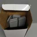 Meowoo Foldable Stone Bath Mat, 15.7"x11.8" Diatomaceous Earth Bath Mat, Non-Slip Quick Dry Bathroom Floor Mats, Super Absorbent, Easy to Clean, Stone Bathroom Floor Mats for Bathtub Front-Light Gray