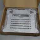 Aluminum Adjustable Laptop Stand, No Wobble Laptop Riser, Foldable Computer Notebook Stand Holder for 10-17" Laptops, Lightweight & Sturdy, Silver/B