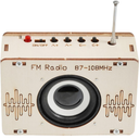 Electronic Kits for Kids, Wood Radio Kit, Learning Toys with DIY Circuits, Educational Tools with Building Projects, STEM Device, Creative Set for Teens Youth Children Adults Girls Boys Family Friends