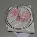 Aspen Creative 38007, Collapsible Empire Transitional Spider Shade, 9" Top x 11" Bottom x 9" Slant, White Linen