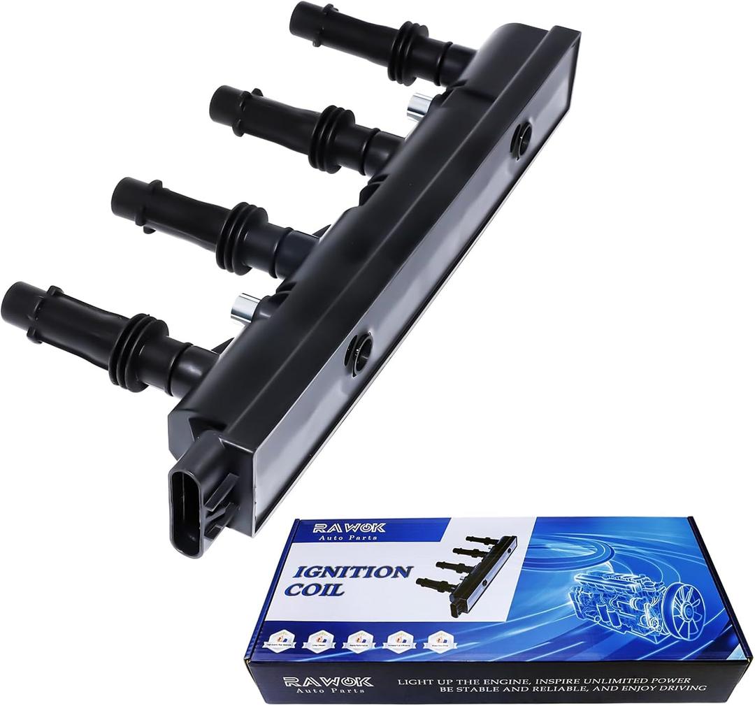 Ignition Coil Pack Compatible with 1.4L Turbo Chevy Cruze Sonic Trax Volt Cadillac ELR Buick Encore 2011 2012 2013 2014 2015 2016 2017 2018 2019 2020, Replace D521C UF669 55577898 55579072 25198623