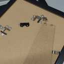 PEALSN 8x10 Picture Frame Set of 6, Display Picture 5x7 with Mat or 8x10 Without Mat, Black Woodgrain