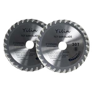 Heimerdinger 5 Inch Circular Saw Blades with Reduce Ring, 4/5 inch (20mm) Arbor,TCT 30T Framing,125MM Replacement Saw Blade for Various Wood Cutting