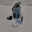 Insulated Water Bottle | Thickened Stainless Steel Vacuum Metal | Portable Sports Half Gallon Large Water Jug for Gym and Hiking with Straw, Carrier Bag, Handle Strap | BPA-Free 64 oz (Gradient Blue)