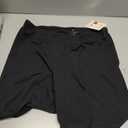 Danskin Women's Essential Side Shirred Bermuda Short (Black, XL)