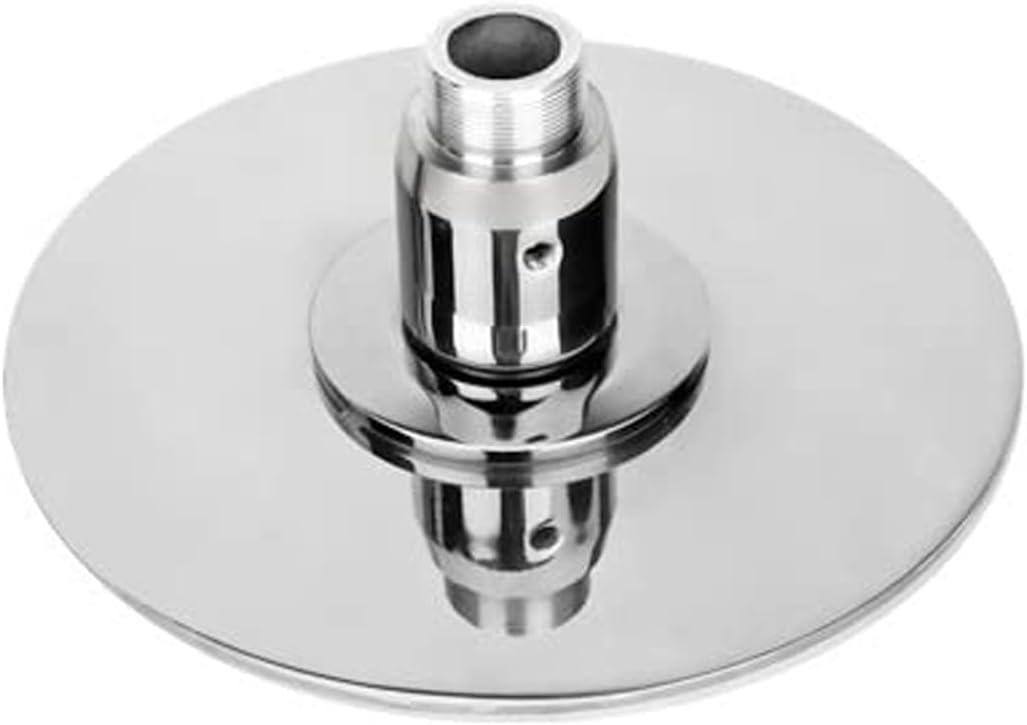 PRIOR FITNESS Premium Dance Pole Base Dome for 45mm Poles - Removable, Apartment-Friendly Design with Silicone Suction Cup - Includes 1 Base Dome Only - Perfect Pole Dancing Accessory (Silver)