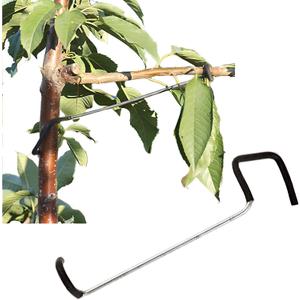 Fruit Tree Limb Spreader 20pcs,10inch Branch Puller,New Fruit Branch Spreader Plastic Hose Wrapped Iron Wire Don't Damage Branches,Tree Open Angle Pull Branch Bending Tool (26T)