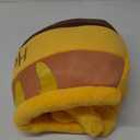 Honey Pot Cat Cave Bed, Soft and Thick Rebound Sponge Pet Nest with Removable & Washable Cushion, Cute Cartoon Design for Small Cats and Breeds (Brown)