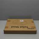 Royalcraft 7 Inches Acrylic Squat Toilet Stool, Modern Non-Slip Toilet Poop Stool for Children & Adults, Step Potty Stool for Bathroom Men & Women