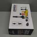 Ganiza Immersion Blender, Max 1200W Heavy Duty Hand Blender with Time Display & Variable Speed Trigger, 9-in-1 Electric Handheld Mixer with Chopper Whisk Frother Beaker Ideal for Soup Puree Smoothies (Black)