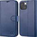 OCASE Compatible with iPhone 14 Wallet Case, PU Leather Flip Folio Case with Card Holders RFID Blocking Kickstand [Shockproof TPU Inner Shell] Phone Cover 6.1 Inch 2022 (Blue)