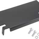 Mower Chute Blocker Plate Compatible with Exmark Lazer Z 48" 52" 60" Zero Turn Mower 2011+, Advanced Chute System Swivel Mulch Kit & Rock Guard Shield, Black