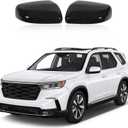 Side Door Mirror Cover Compatible with Honda Pilot 2023-2025/ Honda Passport 2026 Accessories, Car Outside Rear View Mirror Housing Protector Cover Cap Trim ABS 2PCS (Glossy Black)