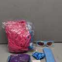 Ramede 80s Outfits for Women 90s Workout Halloween Costume Neon Wear Tracksuit Windbreaker Disco Party Accessories (Large, Cool)