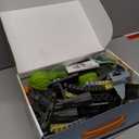 TUMAMA Dinosaur Toys Race Track, 281 Pcs Dinosaur Train Set for Kids 3-5 5-7, Flexible Train Tracks with 4 Dinosaurs Figures, 2 Electric Race Cars with Light, Create A Dinosaur Road Race for Toddlers