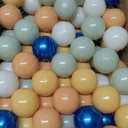 Clear Ball Pit Balls - Crush Proof Plastic Toy Balls for Boys and Girls (100 PACK, colorful)