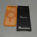 TOCOL for iPhone 17 Case, Full Camera Protection, Built-in Magnetic Ring, Compatible with Magsafe Charger, Drop Protection, Translucent Matte Phone Case for iPhone 17 6.3 inch (Orange)