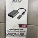 ZGear USB Type C to 3.5mm Audio Jack Charging Cable Adapter For ...
