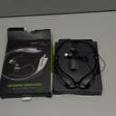 Neckband Bluetooth Headphones, Around The Neck Headphones 24H+ Playtime, Bluetooth Headsets with Call Vibration, Shark Jaw Design Wireless Earbuds+Noise Isolation/Built-in Mic/IPX7 Waterproof (Black)