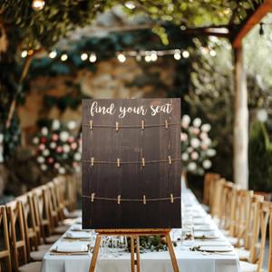 Find Your seat Wedding Seating Chart Board,Wedding Signs Wood,Wood Wedding Sign,find Your seat, Blank Seating Chart Board 18x24 Inch