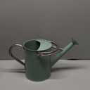 Lechloris Metal Watering Can for Outdoor Plants, Galvanized Steel Watering Can with Removable spout, 1 Gallon,Perfect Home & Garden Décor Cream Green