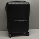 BAGSMART Carry On Luggage 22x14x9 Airline Approved With TSA Lock, 1OO% Polycarbonate Hardside Luggage with Spinner Wheels, Durable Hard Shell Carry On Suitcase 20 inch Black