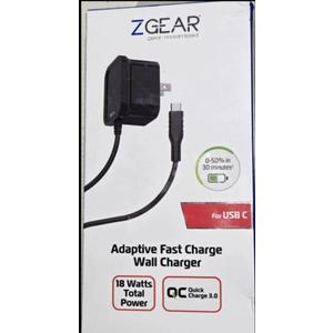 ZGear Adaptive Fast Charge Wall Charger 30 Watts