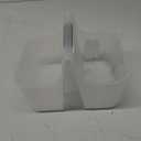 madesmart Large Soft Grip Tote, Under Sink Bathroom Storage, Multi-Purpose Home Organization, EPA Certified, Premium Antimicrobial White