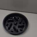 JASGOOD Largr Dog Slow Feeder Bowl - Reduce Slip Puzzle Bowl for Elevated Diners - Dark Gray, Fit Opening 8.9"-9.25"