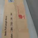 14"x 48" Arched Vertical Wall Mirror, Gold Frame, Over The Door, Full Body, Hanging or Mounting, Modern Style