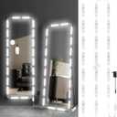 LED Vanity Mirror Lights, Hollywood Style Makeup Light, 14FT/6000K/Dimmable/12V Adapter/Self-Adhesive Full Body Vanity Lights, Lighting for Makeup Floor Mirror & Bathroom (14 feet length)